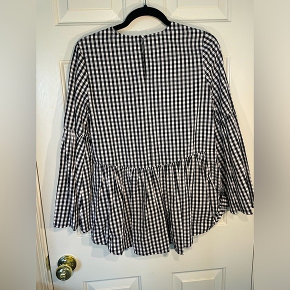 Who What Wear buffalo plaid blouse xs - Picture 5 of 6